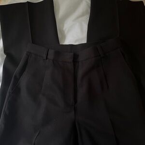 Talbots Black WOOL Slacks Size 2P